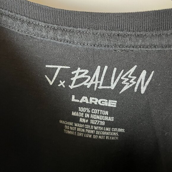 J Balvin Rap Tee T Shirt Black Medium M Graphic - Picture 4 of 12